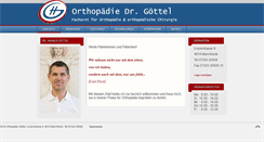 Desktop Screenshot of ortho-goettel.at